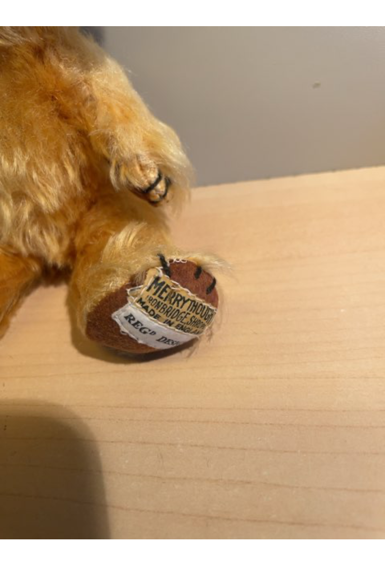 Merrythought Bamse fra 1960'erne